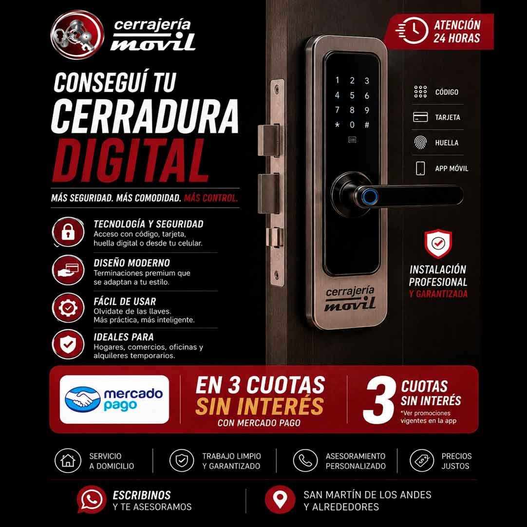 Guía Completa: Cerradura Digital San Martín de los Andes
